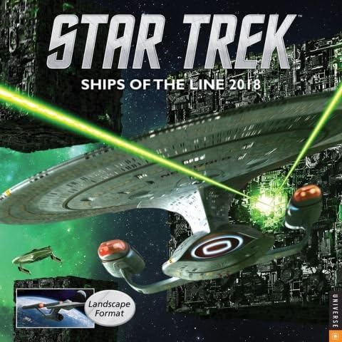 2018 Star Trek Ships of the Line Wall Calendar