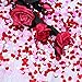 Patelai 4000 Pieces Heart Confetti Metallic Foil Red White Pink Heart Confetti for Valentine's Day Wedding Party Decor