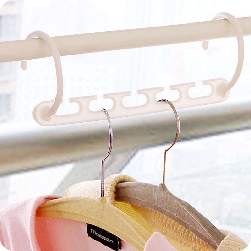 Meflying Magic Hangers Closet Space Saving Wardrobe Clothing Hanger Clothing Hook Organizer