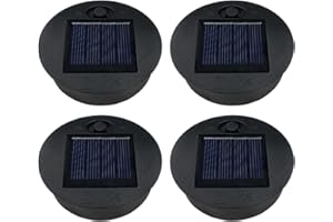 AQEENURA 4pcs 7cm 2.76" Replacement Solar Light Parts,Waterproof Solar Lanterns Replacement Accessories for Lanterns Outdoor