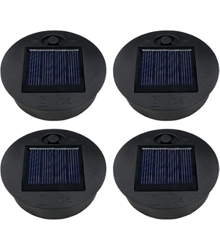 Solar Batteries 4Pcs For Outdoor Lights - 2.8x1.6 Inch Waterproof