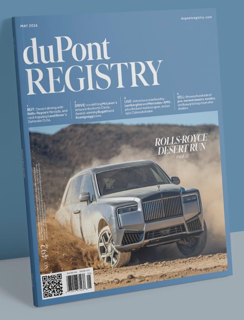 Revista Dupont Registry mayo de 2026: Rolls-Royce Desert Run