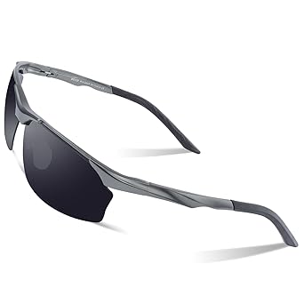 DUCO Polarisierte Sonnenbrille Herren für Radfahren Angeln Golf Unzerbrechlich 8513S