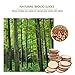 SOLEDI Natural Wood Slices 5-6cm/0.8cm 30Pcs