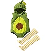 ZHSKEUUN Newborn Baby Boys Girls Halloween Avocado/Pumpkin/Dinosaur Costumes Halloween Cosplay