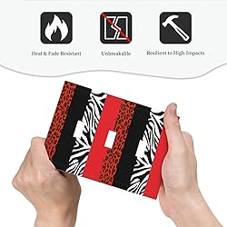 Romantic Women Girl Lady Red Black White Zebra