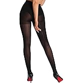 HOTBOSS Unbelievable Durability Tights, Rip Resistant Pantyhose, Semi Sheer Backseam Tights for Women under Dress