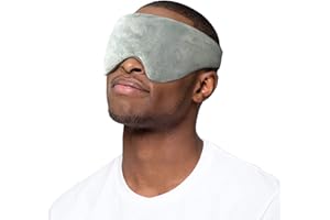 Mr. Sandman 100% Viscose Derived from Bamboo Weighted Eye Mask for Sleeping Migraines, Cold Hot Compress Therapy Sleep Mask, Ultra-fine Glass Bead Bag for Headaches, Sinus, Universal Size Eye Mask