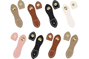 8pcs Snap Buckles, Sew On Snap Closures Fasteners Buckle Snaps Crafts Making Supplies for Purses Notebook Jacket