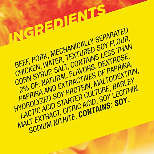 SLIM JIM SMOKED MEAT STICKS, ORIGINAL FLAVOR, 6G PROTEIN PER SERVING, SNACK SIZE, STOCKING STUFFER, 0.28 OZ. (46 COUNT)