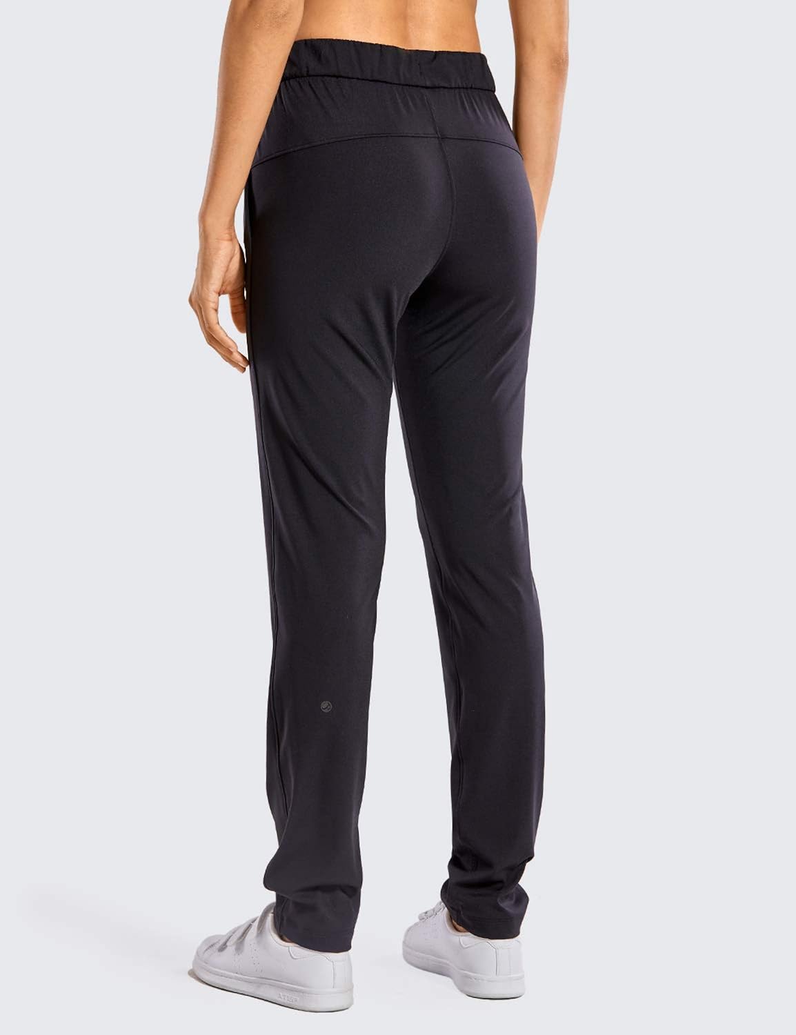 CRZ YOGA Women's Stretch Long Lounge Pants Drawstring Sweatpants Travel Athletic Track Pants with Pockets at  Women’s Clothing store