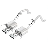 BORLA 11863 Axle-Back Performance Exhaust System for 2014-2019 Chevrolet Corvette (C7) 6.2L V8 Automatic/Manual Transmission With AFM Valves WITHOUT NPP Valves. EXCEPT Grand Sport With Manual Trans.
