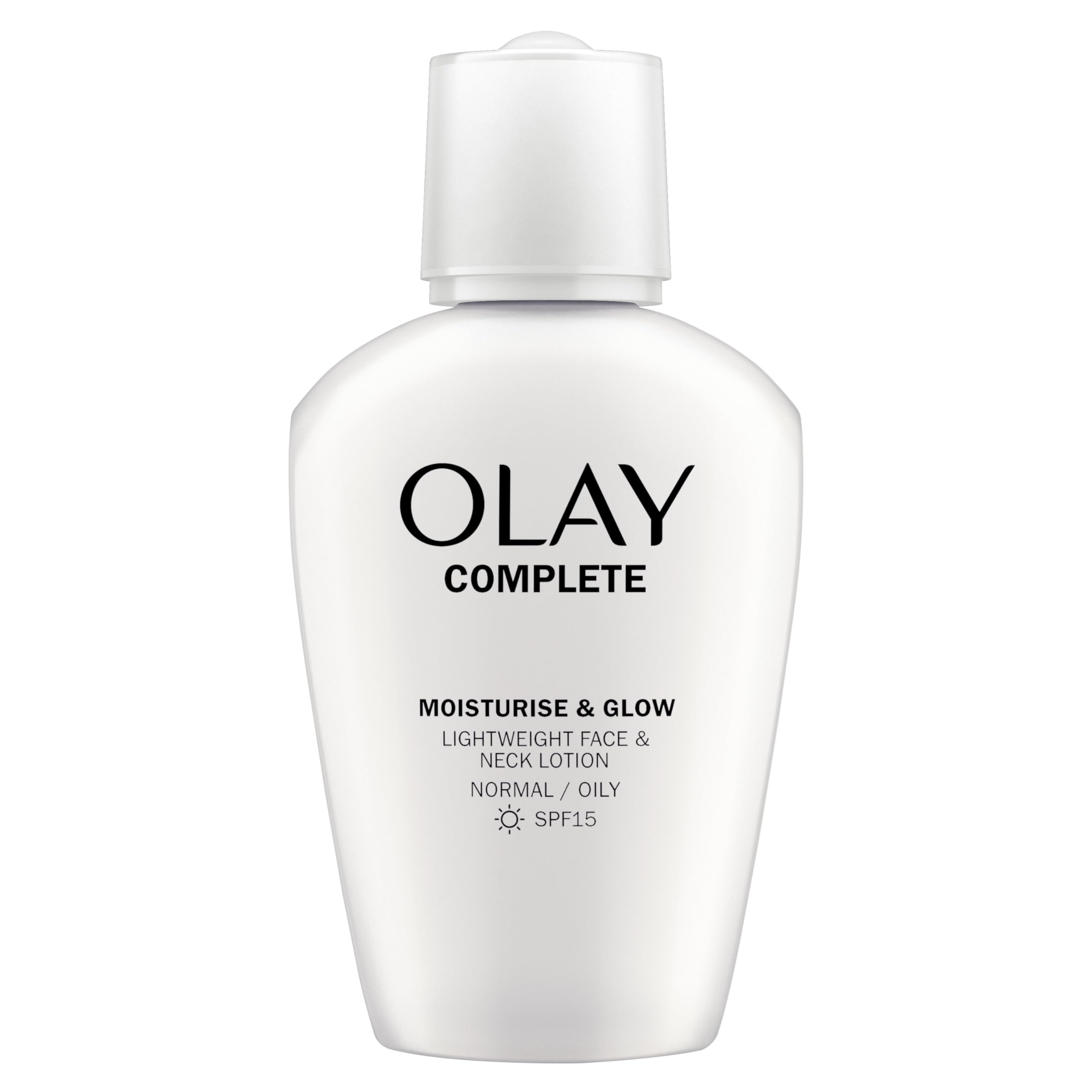 Olay Complete Moisturise & Glow Face And Neck Lotion With SPF15, For Beautiful, Healthy Glowing Skin In Just 1 Day, 200ml