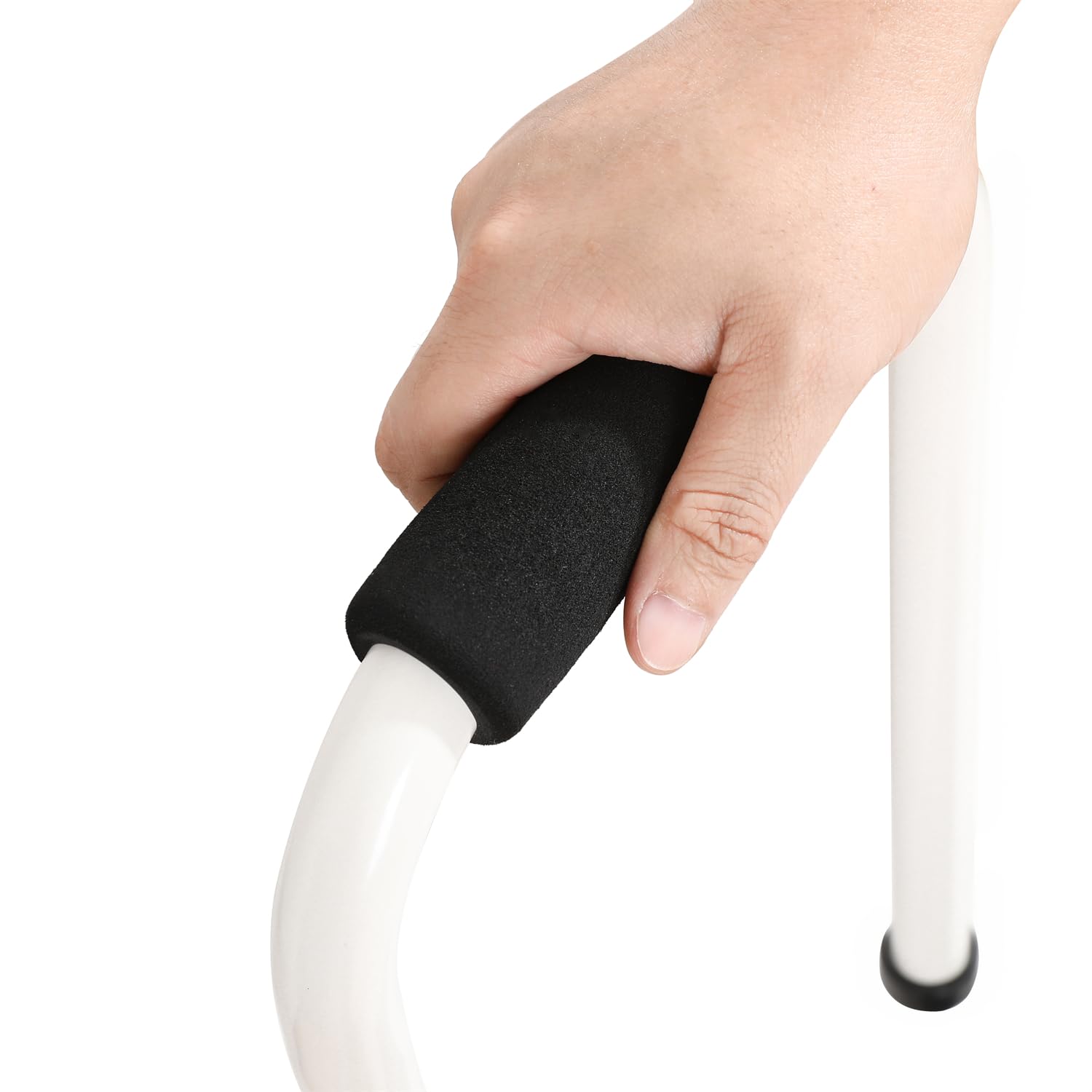 Sattiyrch Step Stool with Handle for Ederly,Sturdy and Lightweight Stool with Anti-Skid Platform,Easy Assmbly,Safely Supports up to 350 Pounds with 9.5 Inch