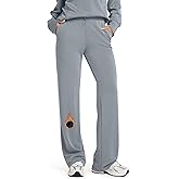 ODODOS Women's Modal Soft Wide Leg Pants with Pockets Adjustable Shockcord High Waist Casual Lounge Pants-27/29/31" Inseam