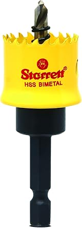 Starrett HSS Bi-Metal Hole Saw CSC22 22mm Cordless Smooth Cutting