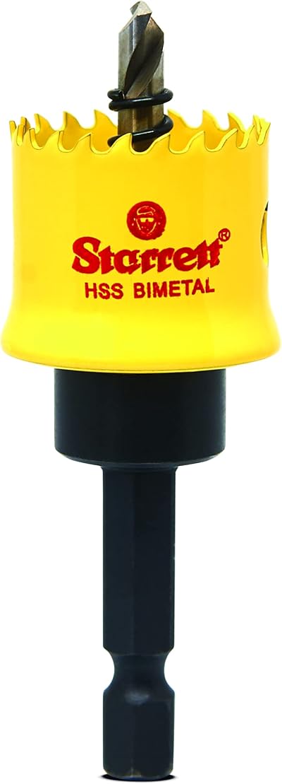 Starrett HSS Bi-Metal Hole Saw CSC22 22mm Cordless Smooth Cutting