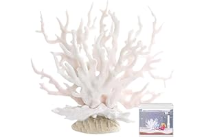 Coral Decor Artificial Coral Reef Decor, 6.7x2.6'' Fake Coral Ornament Decorative Lifelike Coral Sculpture Beach Room Decor f