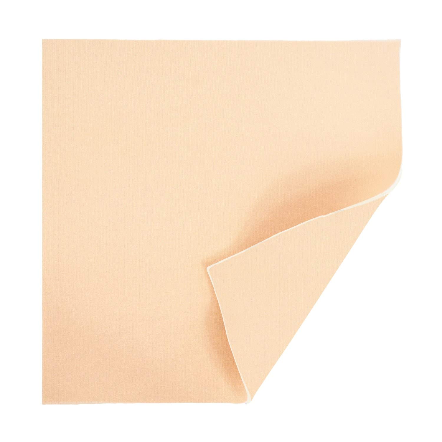 Lomo SMALL Neoprene Sheets 3mm Double Lined 230mm x 300mm - Flesh Coloured