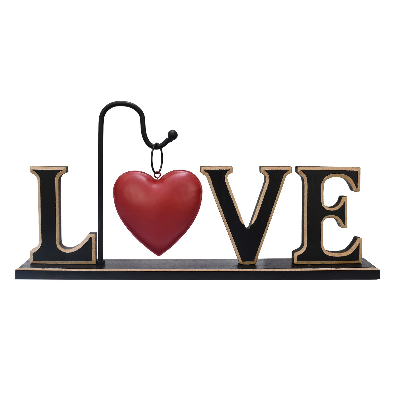 Photo 1 of Rustic Wood Love Sign Table Top Decor Freestanding Cutout Block Letter Centerpiece Decorative Word Sign Shelf Mantel Fireplace Decor Wedding Christmas Mother's Day Gift