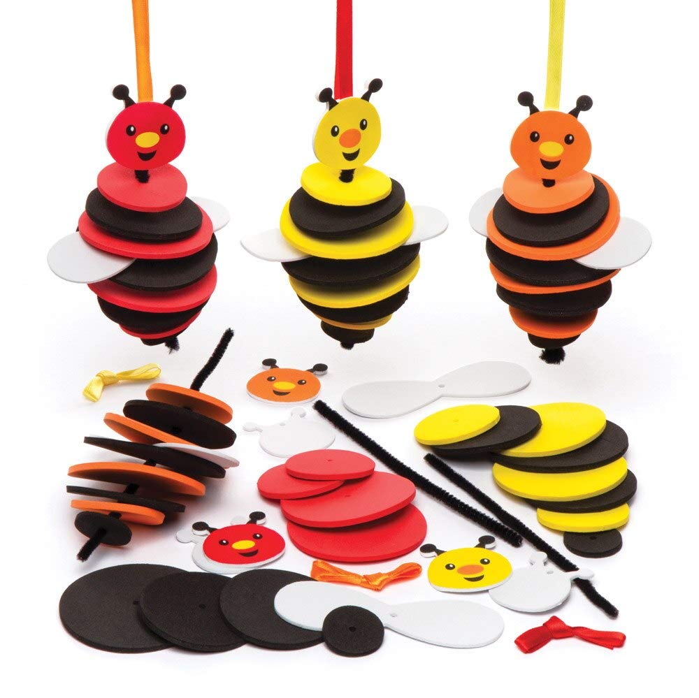 Baker Ross AW421 Bee Stacking Kits (Pack of 6)