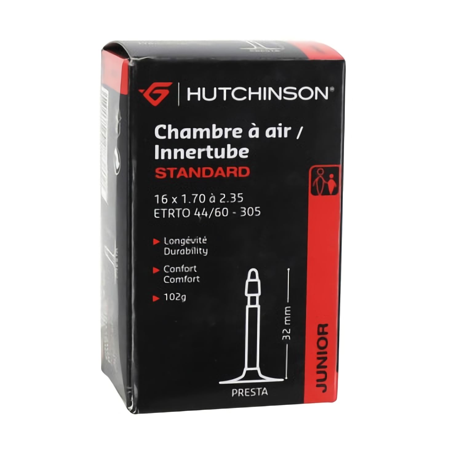 HUTCHINSON Cv654281 Tube Black 16 x 1.70 a 2.35 โ image 1