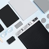 Switory 25Pcs Poly Bubble Mailers A5 Padded Envelopes 6X9+1.57" Black view 7