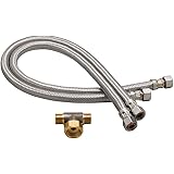 SpeakmanA-HOSES Commander Set of Faucet Flex Hoses, Chrome