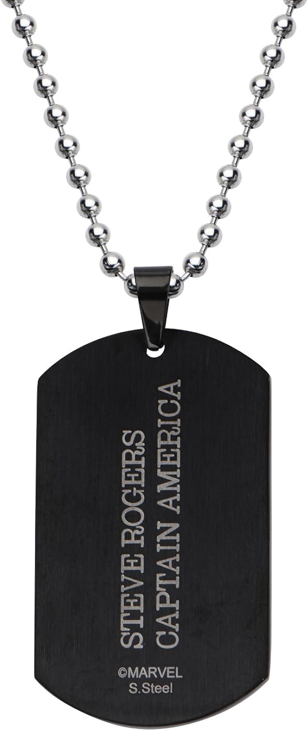 captain marvel dog tag