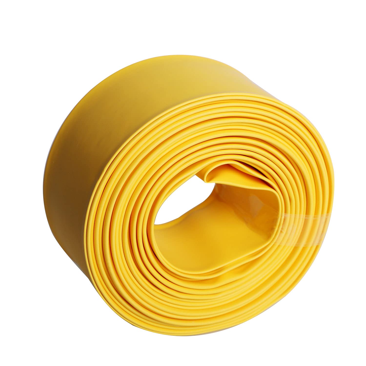 Aoje-Link 30mm ID Yellow Heat Shrink Tubing Shrinkable Tube 5M(16.4Ft) 1pcs