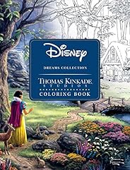Disney Dreams Collection Thomas Kinkade Studios Coloring Book