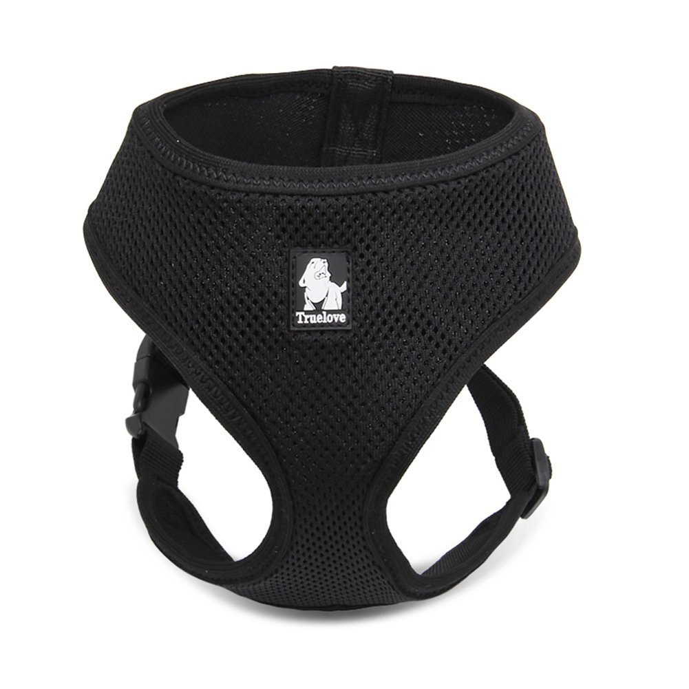 TRUE LOVE Dog Harness Adjustable Soft Air Mesh Puppy Harness Walk Vest Small Dog