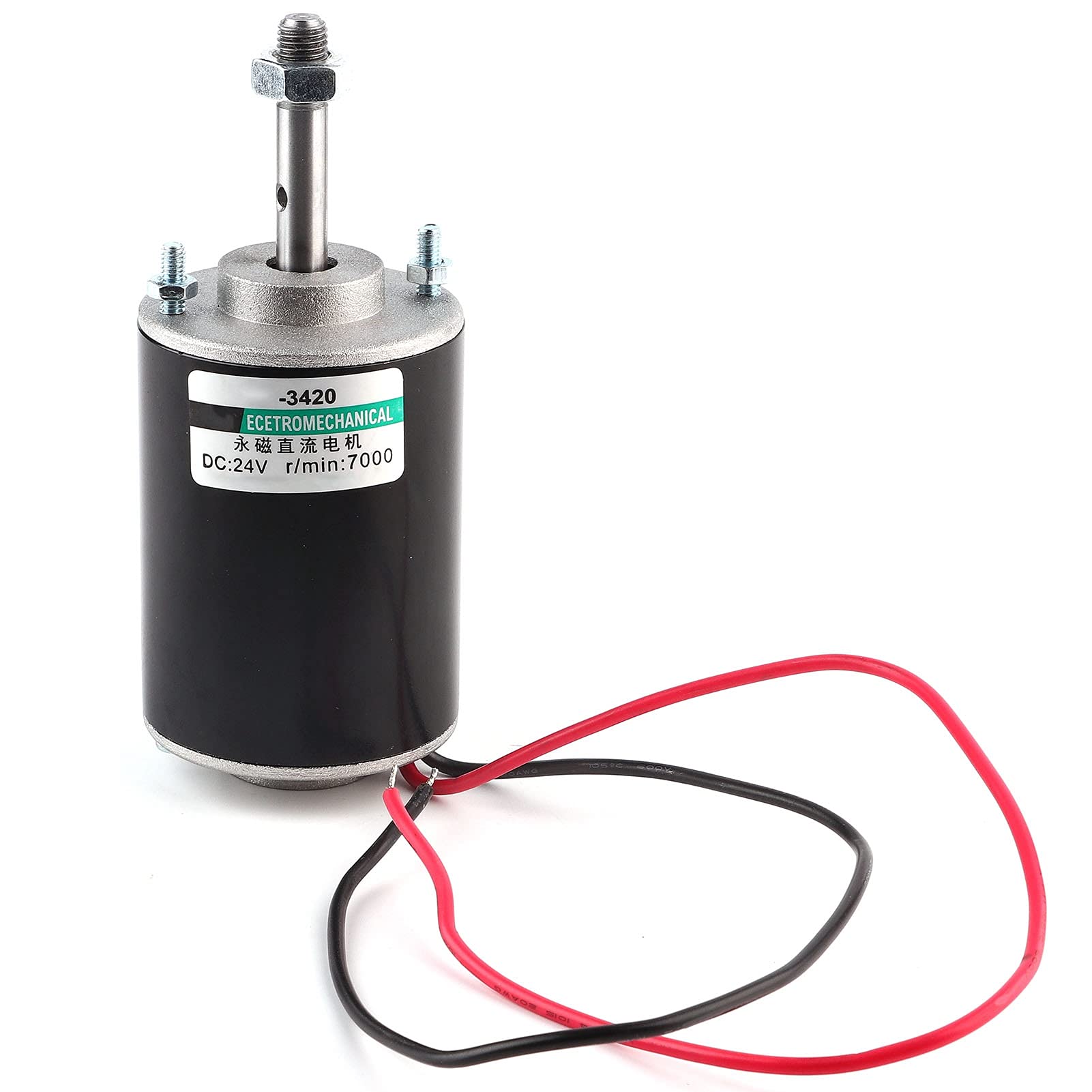 12/24V 30W High Speed CW/CCW Permanent Magnet DC Motor For DIY Generator (24V)