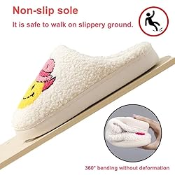 KEYUSHOP Happy Face Slippers for Kids Smile Face