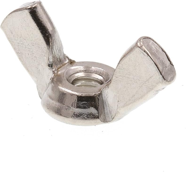 Prime-Line 9076282 Wing Nuts, Cold-Forged, #8-32, Grade 18-8 Stainless Steel, 25-Pack