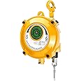 QWORK Spring Balancer, 11-19 lbs Retractable Balancer with 5 Ft Long Wire Rope and Hook, Retractable Spring Tool Hanging Holding Equipment