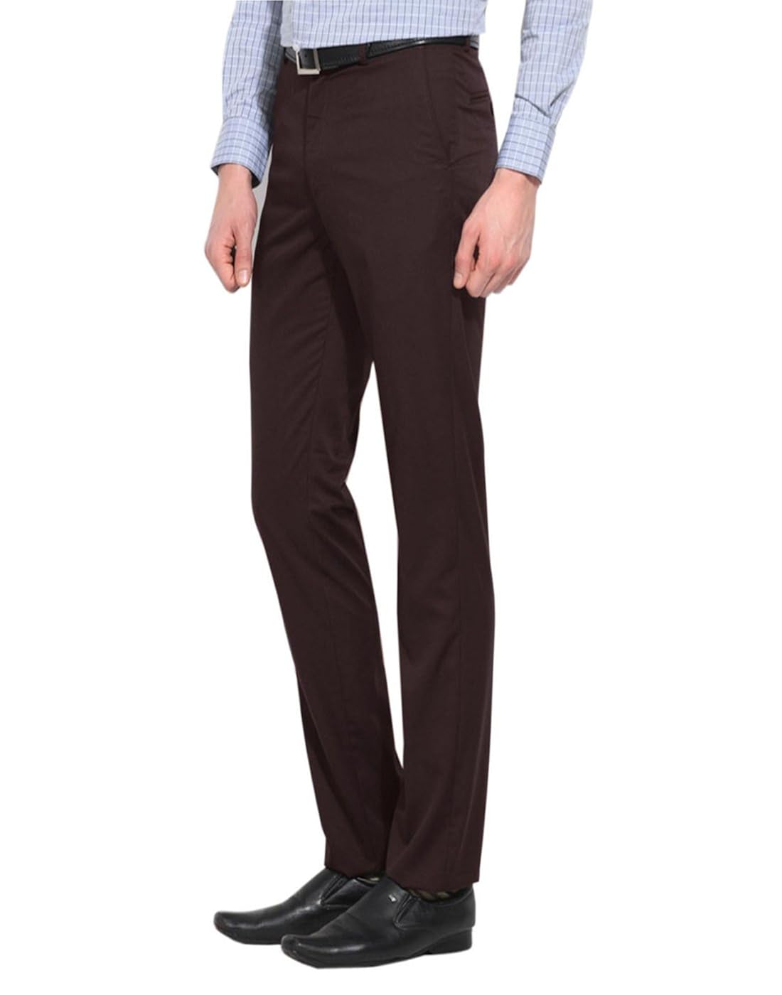 ad & av men's formal trouser (baleno_coffi_new_bb) - brown