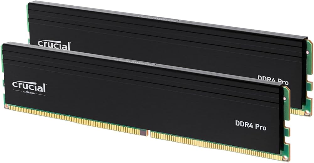 Crucial Pro DDR4 RAM 32GB Kit 2x16GB 3200MHz Intel XMP 2.0 CP2K16G4DFRA32A