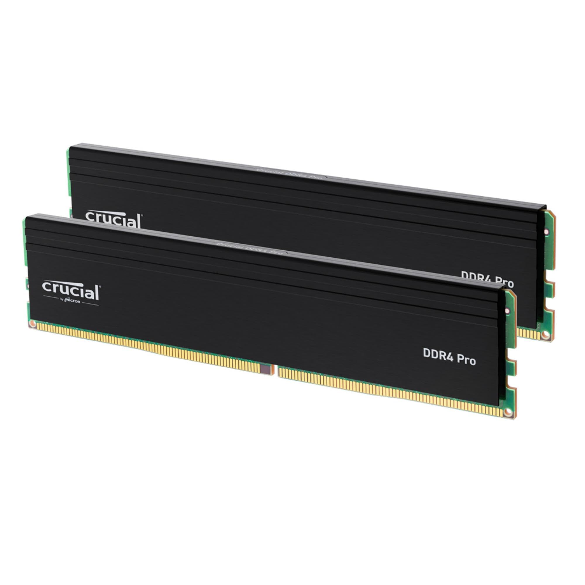 Crucial Pro DDR4 RAM 32GB Kit (2x16GB) 3200MHz, Intel XMP 2.0, Computer Memory (PC) - CP2K16G4DFRA32A — image 1