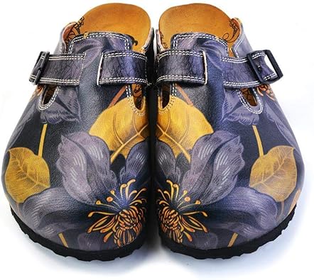navy blue clogs