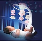 Infantino 3-in-1 Projector Musical Mobile Rose Convertible Night Light view 2