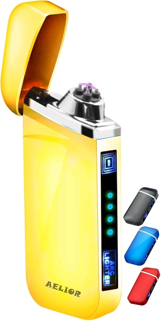Dual Arc Electric Lighter USB Rechargeable with Battery