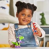 Spidey and His Amazing Friends Spidey Dino Webs Goblin Raptor Toy Set view 4