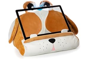 Gifts for Readers & Writers Children's iPad Stand | Cuddly Reader Tablet Stand & Book Holder| Reading Pillow for Bedtime Adve