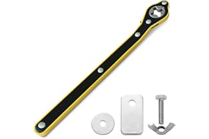 TONDA Jack Ratchet Wrench, Auto Labor-Saving Lug Wrench for Scissor Jack, Forward and Reversal Knob Design