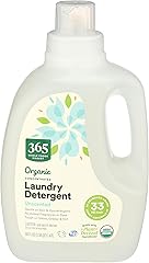 365 by Whole Foods Market, Organic Concentrated Laundry Detergent, Unscented, 33 HE Loads, 50 Fl Oz