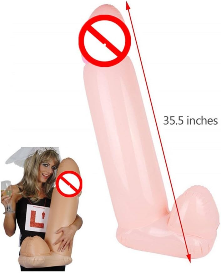 Bachelorette Party Balloons Funny Blow up Inflatable Balloon for Adult Hen Party Supplies Novelty Gag Gift