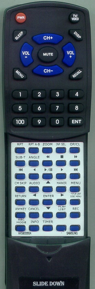 Amazon.com: Replacement Remote Control for SAMSUNG 00055A, DVDR135