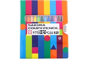 クレパス 1 X Sakura Coupy Pencil 12 Colors Soft Case FY12-R1