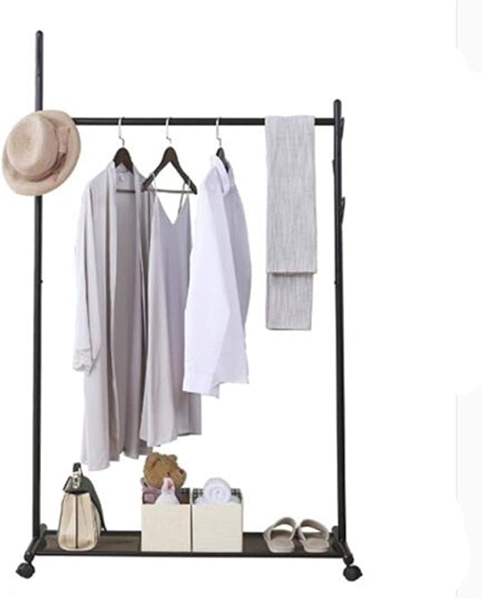 Simplicity Coat Rack, Metal Floorstanding Clothing Rack It Can Move